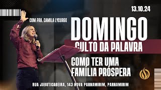 AO VIVO  CULTO DA PALAVRA  13102024 [upl. by Yartnoed857]