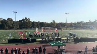 Morris Knolls Marching Band 2024  ￼Basking Ridge 1019 [upl. by Eatnahs]