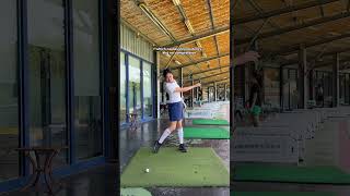 Palm down… the KEY to solid contact and compression golf shorts drill [upl. by Nobel957]