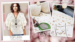 😍 TUNIQUE LAYA CROCHET BELLES EN TOUTES TAILLES 😍TUTO POUR DEBUTANTE 𝐌𝐚𝐦𝐢𝐞𝐂𝐫𝐨𝐜𝐡𝐞𝐭 [upl. by Moon]