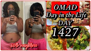 OMAD What I Eat in a Day FAST with me 60 LBS weight loss [upl. by Nosdrahcir]