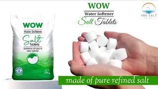 WOW Salt Tablets  The perfect solution for all types of Softeners [upl. by Atinniuq53]