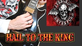 COMO TOCAR HAIL TO THE KING AVENGED SEVENFOLD CON TABS [upl. by Wieren]