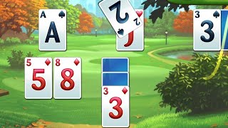 Fairway Solitaire Card Game  quotFlunky Townquot Course 4 [upl. by Nirrej781]