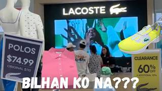 LACOSTE for women  pasalabong shopping sa North Premium Outlet sa bakasyon Las Vegas lacoste [upl. by Kristy]