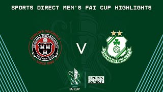 Sports Direct Men’s FAI Cup Second Round  Bohemians 10 Shamrock Rovers  Highlights [upl. by Evangeline]