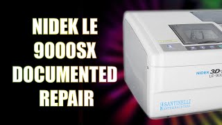 Nidek LE 9000SX Documented Repair [upl. by Collette]