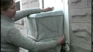 How to install weatherstrippingAir Conditioner Cover [upl. by Koy]