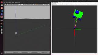 ROS2 differential robot simulation in gazebo [upl. by Yenterb]