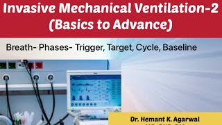 Invasive Mechanical Ventilation2 Breath Phases Trigger Target Cycle Dr Hemant Kumar Agarwal [upl. by Landbert]