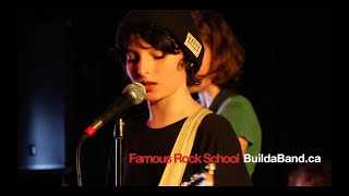 Calpurnia The Aubreys  Say it Aint So  at Famous  BuildaBand Rock Camp with Finn Wolfhard [upl. by Airitac]