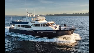 72 Marlow 72C Pilothouse 2003  Offered Exclusively by Irwin Yacht Sales [upl. by Solly]