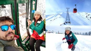 Gulmarg Gondola Cable Car Full Journey Phase 1 Phase 2  Kashmir Travel vlog  Anagha Mirgal [upl. by Dunstan]