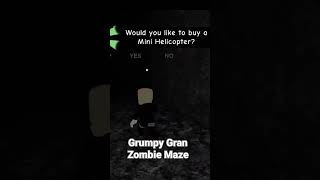 Grumpy Gran Zombie Maze roblox walkthrough grumpygran gaming [upl. by Ysle]