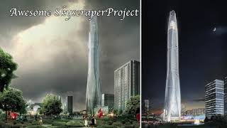 UPDATE Tianjin Ctf Finance Center Supertall Skyscraper In Tianjin China January 2019 [upl. by Bonis]