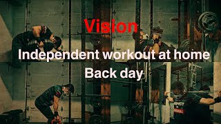 Home workout motivation song 2024  Fullbody workout at home  Back Day  Vision [upl. by Catlaina843]