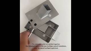 sheet metal box stainless steel sheet metal fabrication [upl. by Gibe]