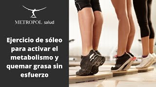 Shorts  Ejercicio de sóleo para activar el metabolismo y quemar grasa sin esfuerzo [upl. by Towrey]