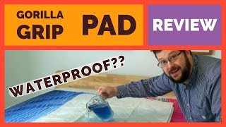 Bedwetting Mattress Pad by Gorilla Grip  Incontinence Product Waterproof Test [upl. by Allanson]