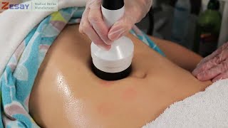 How to use Cavitation Radio frequency fat reduce and skin tightening machine [upl. by Docilu]