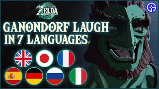 Ganondorf Laugh in Different Languages 😈 French German Italian Japanese Russian Spanish [upl. by Eanahc828]