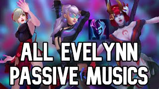 All Evelynn Passive Music Sounds [upl. by Rammus115]