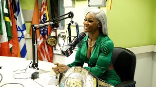 TBS Champion Jade Cargill On Nyla Rose Fight Taking Shots At Bow Wow Motherhood  More [upl. by Nniw]