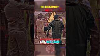 NCC RECRUITMENT PART  2 ♥️  Army Officers Measuring The Height Of New NCC Cadets viralvideo [upl. by Nuhs]