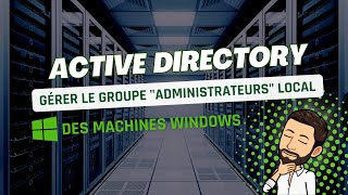 Créer un groupe dutilisateur  Unité dorganisation dans un domaine Windows [upl. by Deedee227]