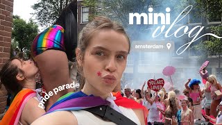 mini vlog  amsterdam canal pride parade 2024 [upl. by Richy]