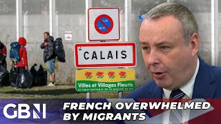 Calais migrants OVERWHELM French police and BREAK into lorries to cross Channel EVERY NIGHT [upl. by Eizzik]