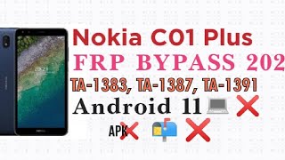 Nokia C01 Plus FRP Bypass Android 11 Google account bypass [upl. by Erreid]