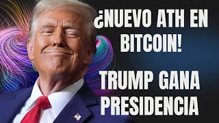 TRUMP GANA ELECCIONES  NUEVO ATH EN BTC   NOVIEMBRE 06 QUANTUM TRADE MX quantumtrademx bitcoin [upl. by Anayhd]