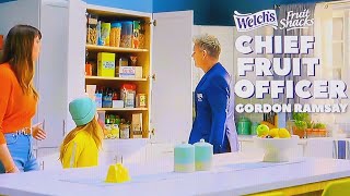 GORDON RAMSAY WELCHS FRUIT SNACKS COMMERCIAL 2024  quotWHOLLY FRUITquot PANTRY PERFECTION  COMMENT ON [upl. by Fredric]