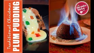 Christmas Pudding Traditional Plum Pudding In 10 Minutes  Christmas Special  Sharmilazkitchen [upl. by Bethezel]