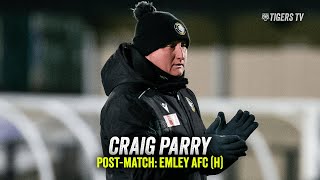 POSTMATCH  Manager Craig Parry hails side after 100 win over Emley AFC [upl. by Leamaj508]