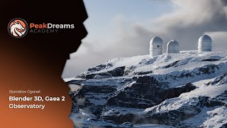 Observatory  Timelapse  Gaea 2 Blender 3D Davinci Resolve [upl. by Zoe403]