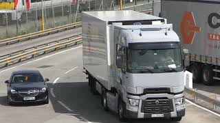 Irish Lorries and others at Holyhead Port [upl. by Alair]