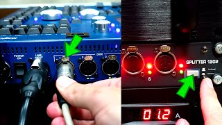 ILUMINACIÓN DE ESPECTÁCULOS EN VIVO  1 CONEXIÓN DMX CONSOLA CHAMSYS MAGICQ MQ50 SPLITTER Y FOCOS [upl. by Yarazed]