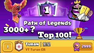 Almost reach 3k with best RG deck Top 100 in the WORLD 🏆🌎 clashroyale [upl. by Asenej172]