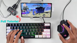 mix pro and Keyboard Mouse connect in phone for gaming like a computer pc Full tutorial [upl. by Nahtannoj]