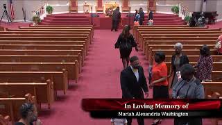 August 20 2022 Homegoing Funeral Services for Mariah Washington [upl. by Gristede]