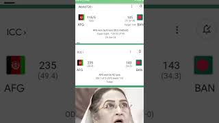 ICC T20 MATCH AFGHANISTAN VS BANGLADESH afghanistan bangladesh shortsviral youtubeshorts [upl. by Annola]