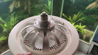 E27 Light With Ceiling Fan Unboxing and Testing [upl. by Coleen625]