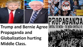 Globalization opposed by Bernie Sanders Trump  the Propoganda Technique of Framing [upl. by Lang]