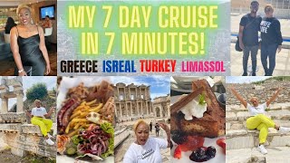 My BIRTHDAY CRUISE Greece  Turkey  Limassol  Israel Should You Go On A Cruise SUMMERVACATION [upl. by Adnuhsor849]