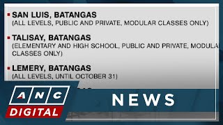 PCO says no Luzonwide class work suspension from Oct 2831  ANC [upl. by Lashondra251]