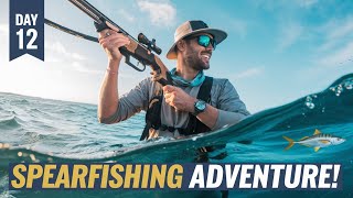 Day 12 Spearfishing Adventure – Catching Fish with a Real Speargun 🎣 [upl. by Esten981]