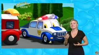 CBeebies  Sign Zone Finley the Fire Engine  A Job Well Done UK Dub [upl. by Berneta]