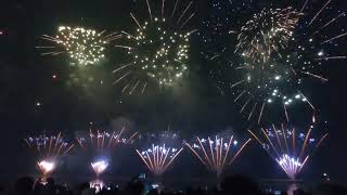 Ancol New Year 2024 Fireworks  Full Kembang Api Tahun Baru Jakarta Ancol 2024 [upl. by Aerahs]